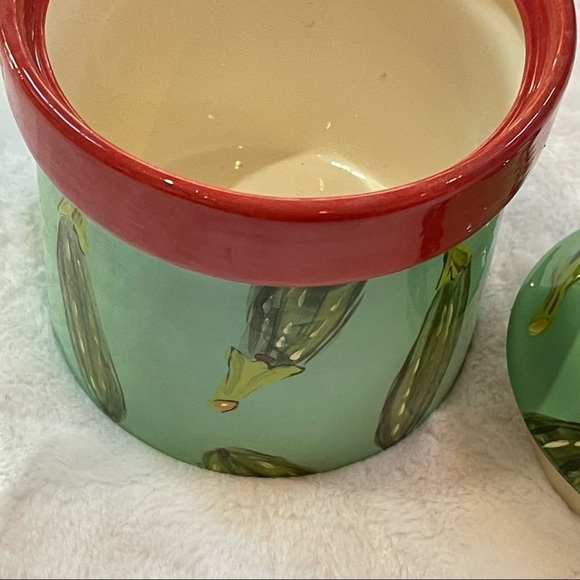 DROLL DESIGNS Lidded Ceramic Canister - Picture 8 of 11